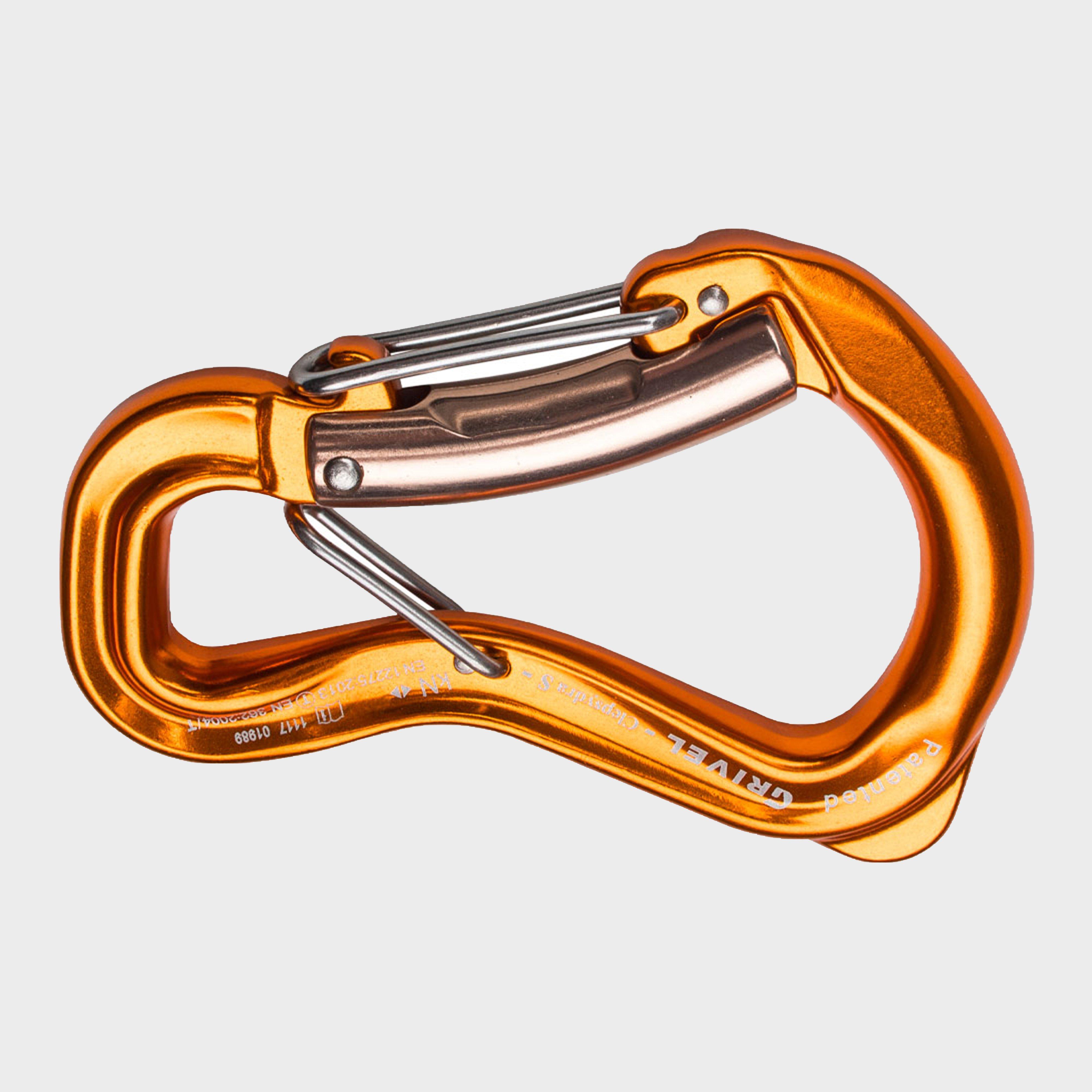Grivel Clepsydra S Twin Gate Carabiner Gold