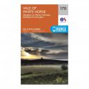 Explorer 170 Abingdon Wantage and Vale of White Horse Map With Digital Version Orange