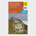 Active Explorer OL 47 Crieff Comrie and Glen Artney Map Orange