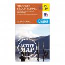 Active Explorer OL 49 Pitlochry and Loch Tummel Map Orange
