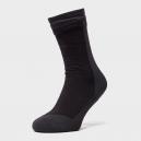 Mens Mid Length Hiking Socks Black