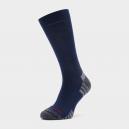 Mens Hike Lightweight Merino Performance Boot Socks Navy