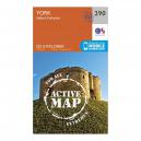 Ordnance Survey Explorer Active 290 York Map With Digital Version Orange