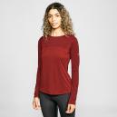 Berghaus Womens Voyager Tech Long Sleeve Top Red