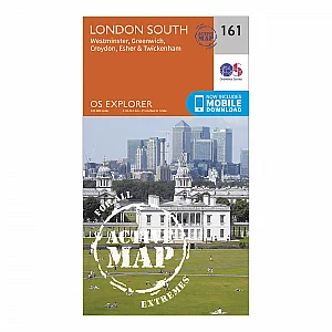 Explorer Active 161 London South Map With Digital Version Orange