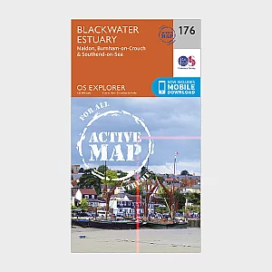 Explorer Active 176 Blackwater Estuary Map With Digital Version Orange