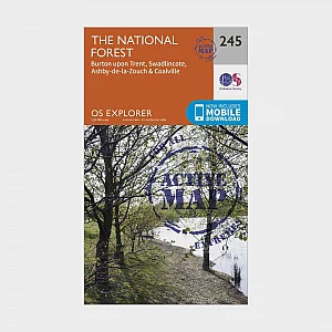 Explorer Active 245 The National Forest Map With Digital Version Orange