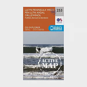 Explorer Active 253 Lleyn Peninsula West Map With Digital Version Orange