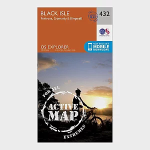 Explorer Active 432 Black Isle Map With Digital Version Orange