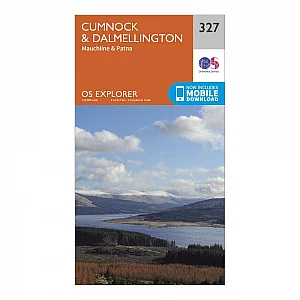Explorer 327 Cumnock and Dalmellington Map With Digital Version Orange