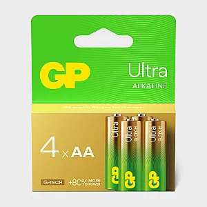 Ultra Alkaline AA 4 Pack Green