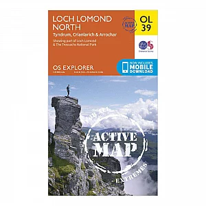 Explorer Active OL39 Loch Lomond North Map With Digital Version Orange