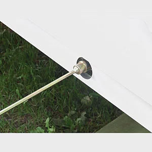 30cm Corner Steady Winder Extension Socket Silver