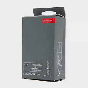 18 x 1.75 2 14 Bike Inner Tube with Angled Schrader Valve Grey