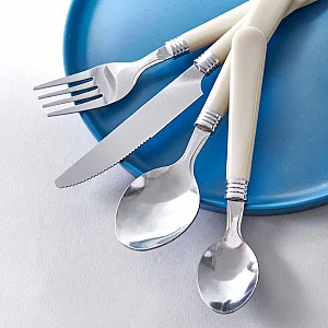 16 Piece Cutlery Set Cream