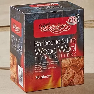 Wood Wool Firelighters Brown