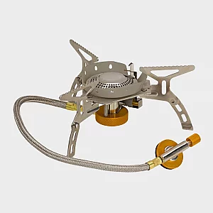 Folding Stove with Windshield and Piezo Silver