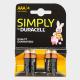 Duracell AAA Batteries Multi Coloured